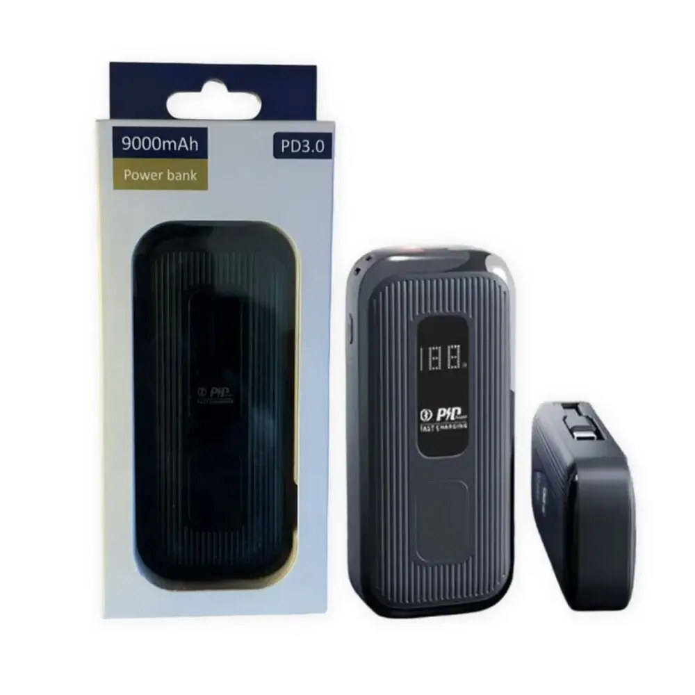 PD 9000mAh portable power bank compatible with USB Power - fast charging